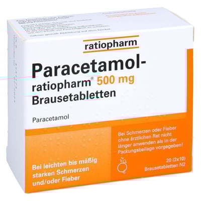 Paracetamol-ratiopharm 500 mg Brausetabletten