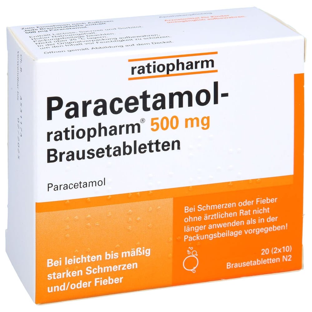 Paracetamol-ratiopharm 500 mg