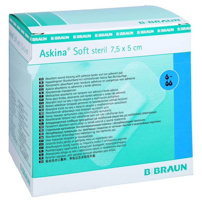 Askina Soft Wundverband 5x7,5 cm steril