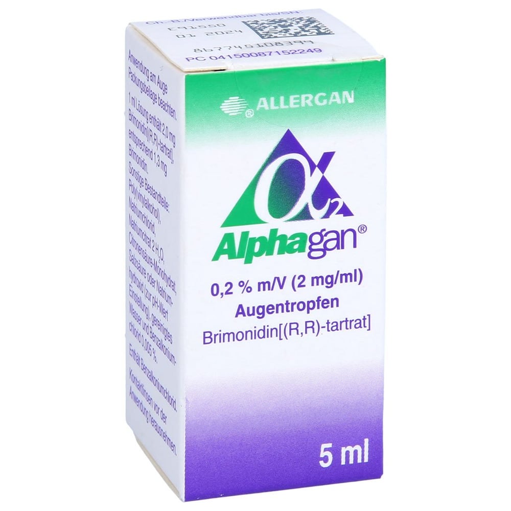 ALPHAGAN 0,2% m/V 2 mg/ml Augentropfen
