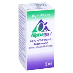 ALPHAGAN 0,2% m/V 2 mg/ml Augentropfen