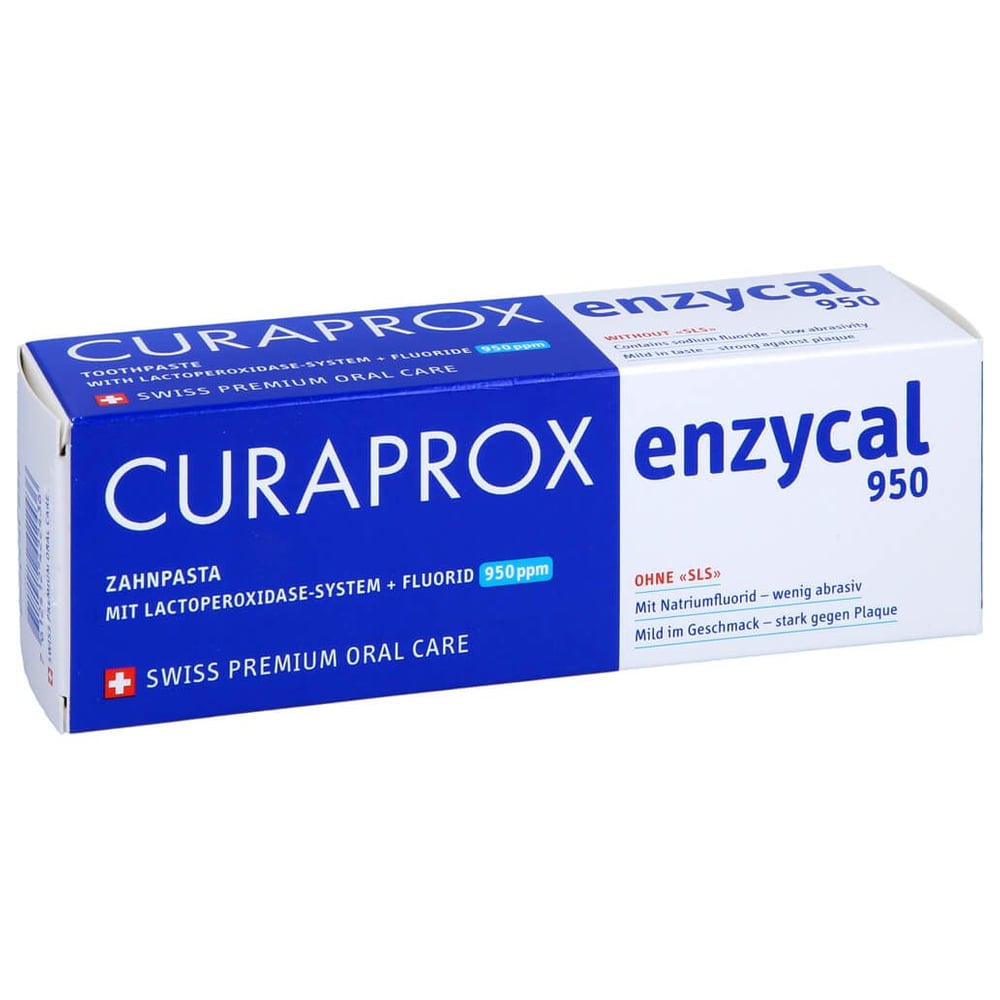 Curaprox enzycal 950 Fluorid extra milde Zahnpasta