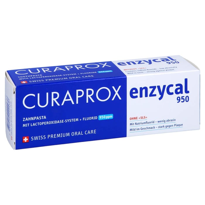 Curaprox enzycal 950 Fluorid extra milde Zahnpasta