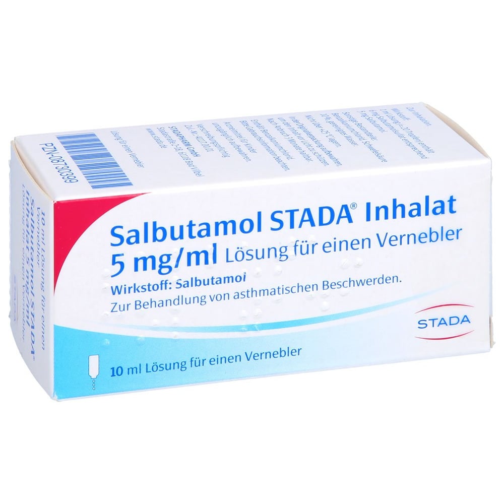 Salbutamol STADA Inhalat 5 mg/ml für Vernebler