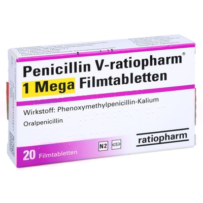 Penicillin V-ratiopharm 1 Mega