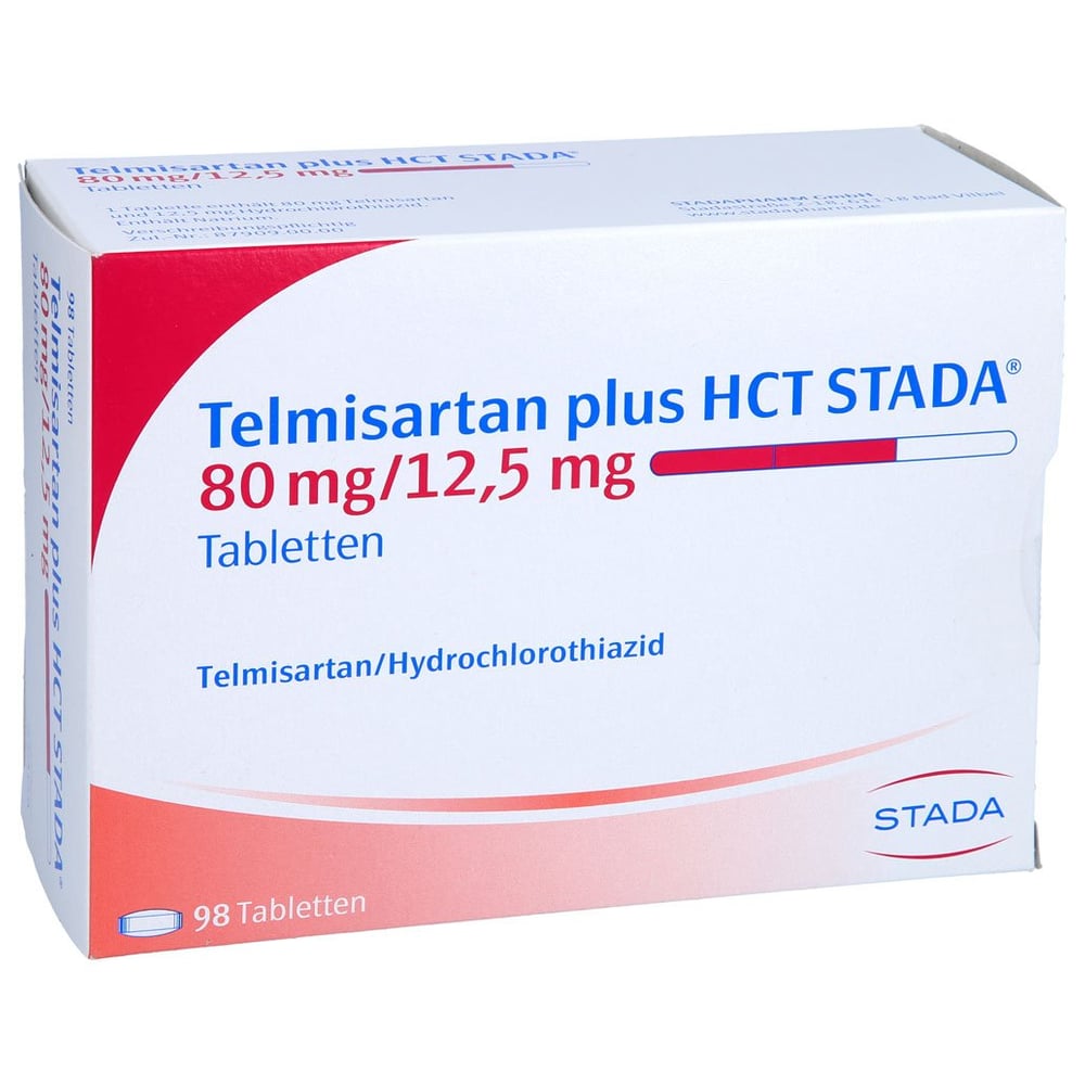 Telmisartan plus HCT STADA 80 mg/12,5 mg