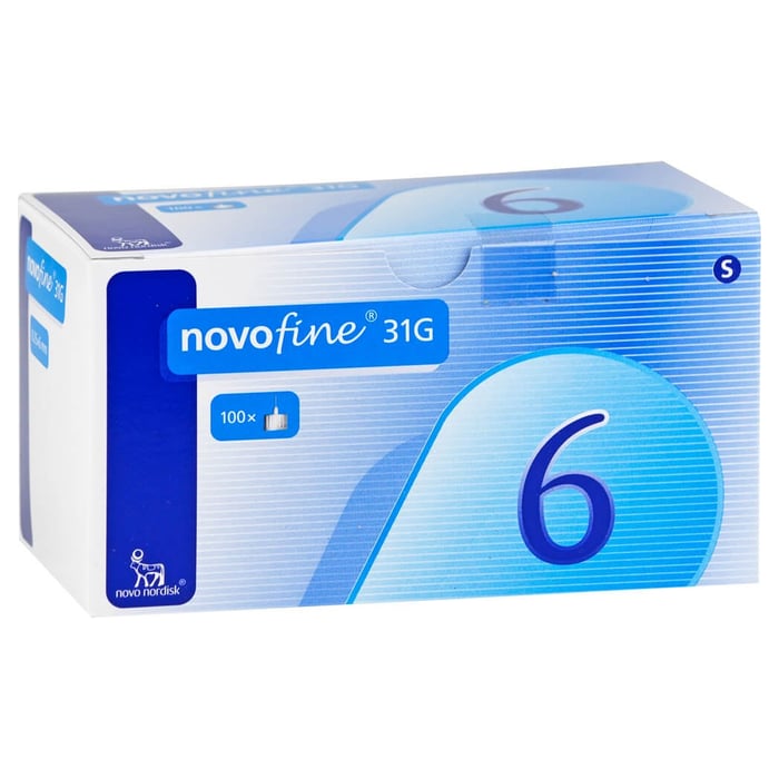 Novofine 6 Kanuelen 0.25x6mm