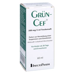 Grüncef 500 mg/5 ml Trockensaft