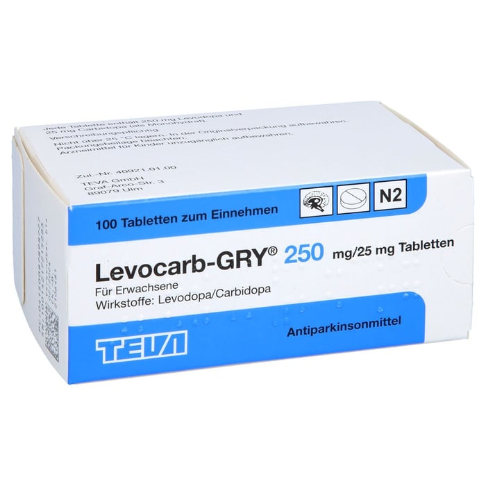 Levocarb-GRY 250mg/25mg