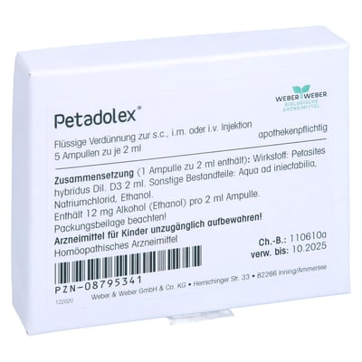 Petadolex Produktbild 1