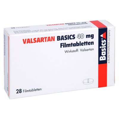 Valsartan Basics 40 mg Produktbild 1