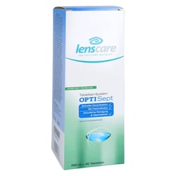Lenscare Optisept 350 ml + 45 Tabletten + 1 Beh