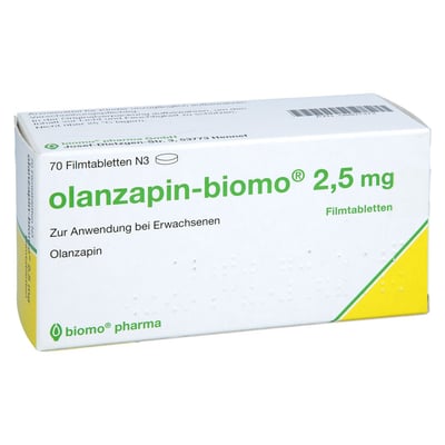 Olanzapin-biomo 2,5 mg