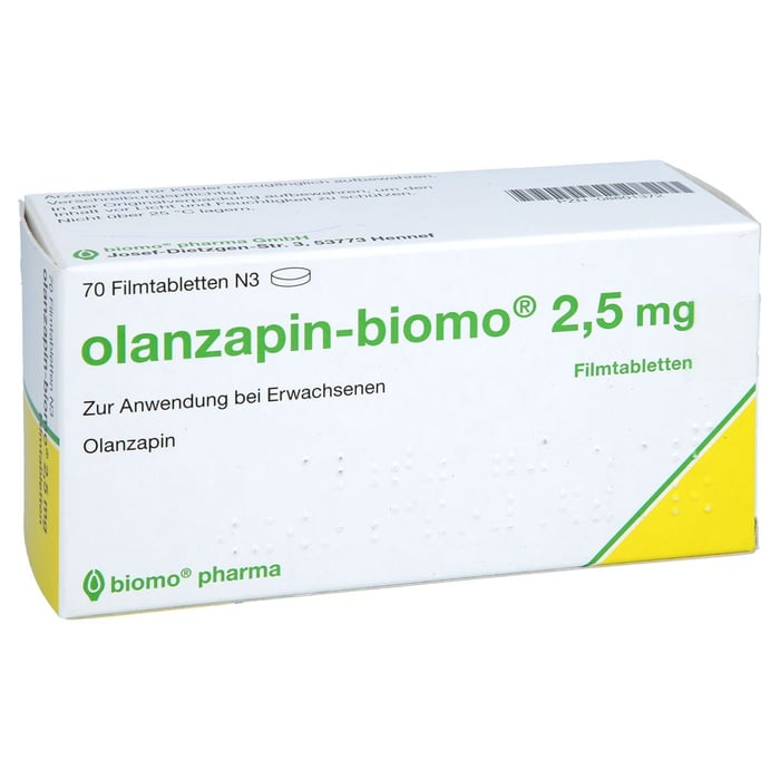 Olanzapin-biomo 2,5mg
