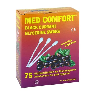 Mundpflegestäbchen schwarze Johannisbeere