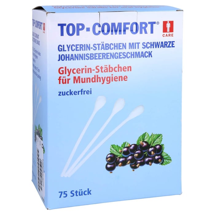 Mundpflegestäbchen schwarze Johannisbeere