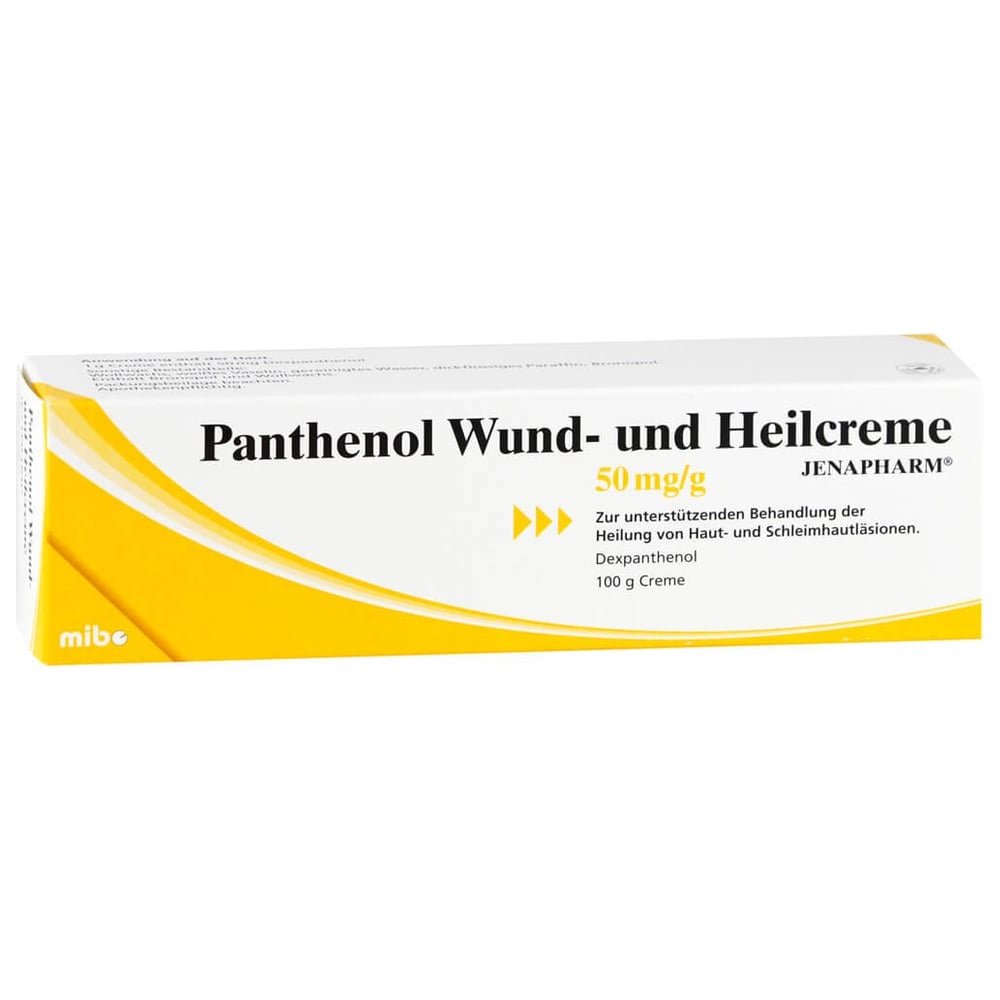 Panthenol Wund- und Heilcreme JENAPHARM 50 mg/g