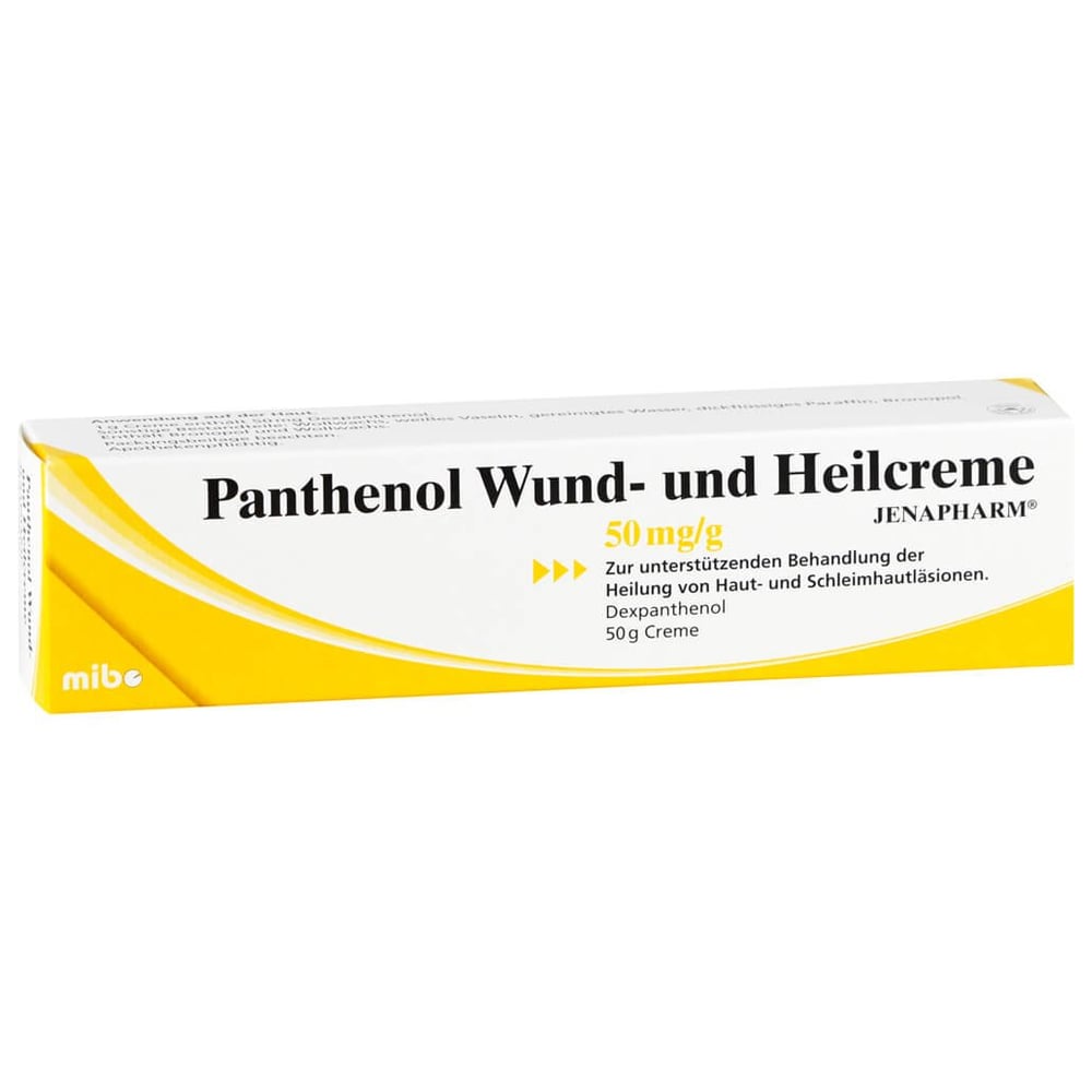 Panthenol Wund- und Heilcreme JENAPHARM 50 mg/g