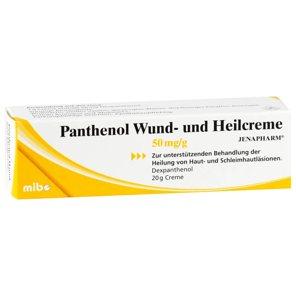 Panthenol Wund- und Heilcreme JENAPHARM 50 mg/g