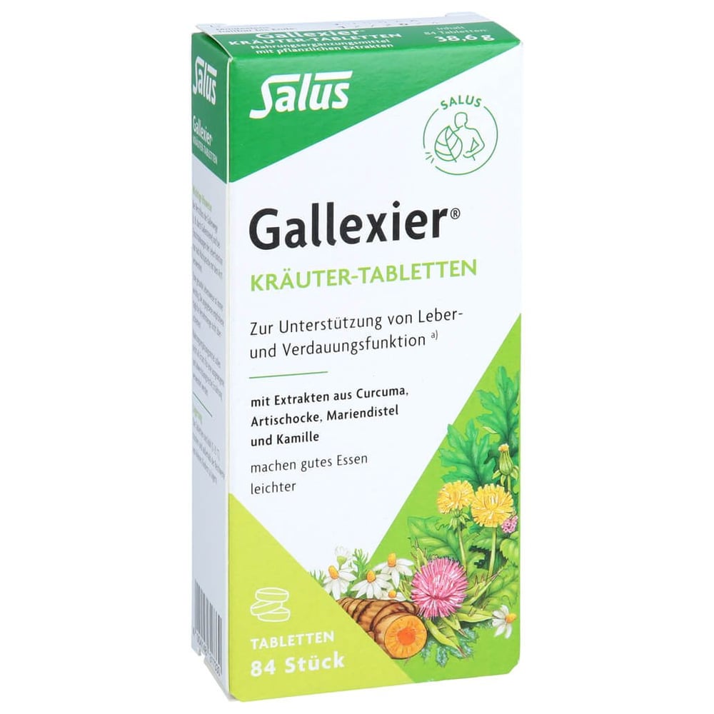 Gallexier Kräuter-Tabletten Salus