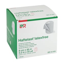 Haftelast Fixierb.koh s.latexfrei 8 cmx20 m creme