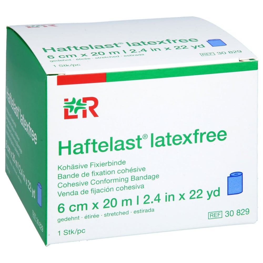 Haftelast Fixierb.koh s.latexfrei 6 cmx20 m blau