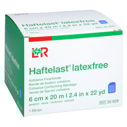 Haftelast Fixierb.koh s.latexfrei 6 cmx20 m blau
