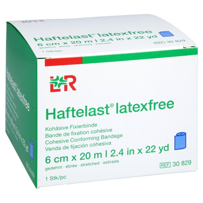 Haftelast Fixierb.koh s.latexfrei 6 cmx20 m blau