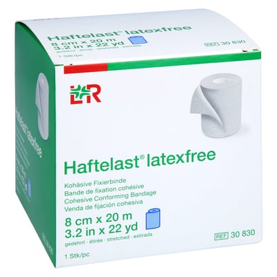 Haftelast Fixierbinde koh s.latexfrei 8 cmx20 m blau