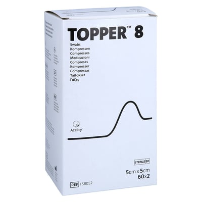 Topper 8 Kompresse 5x5 cm steril