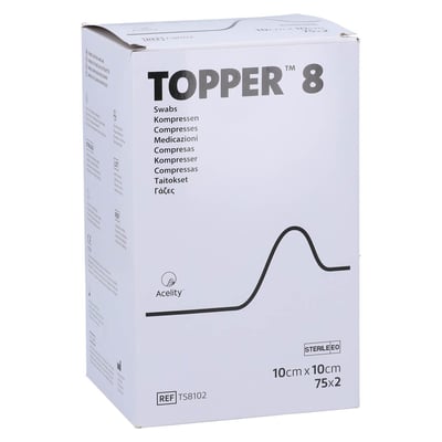 Topper 8 Kompresse 10x10 cm steril Solventum