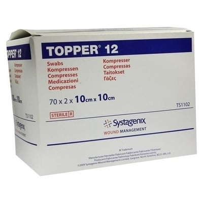 Topper 12 Ster 10x10cm