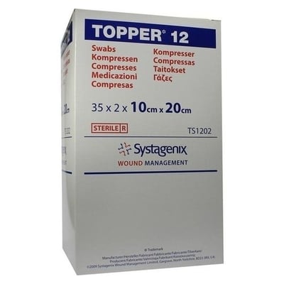 Topper 12 steril 10x20cm