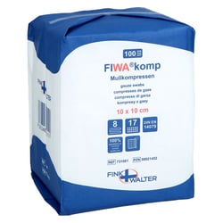 Mullkompressen 10x10cm unsteril 8-fach Fink & Walter