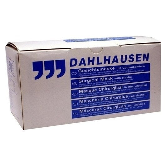 Gesichtsmaske mit Fixband grün