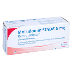 Molsidomin Stada 8 mg Retardtabletten