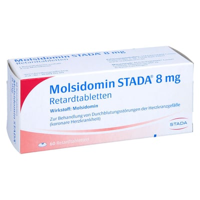 Molsidomin Stada 8 mg Retardtabletten Produktbild 1