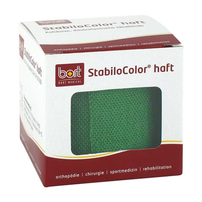 Bort StabiloColor haft Binde 6 cm grün