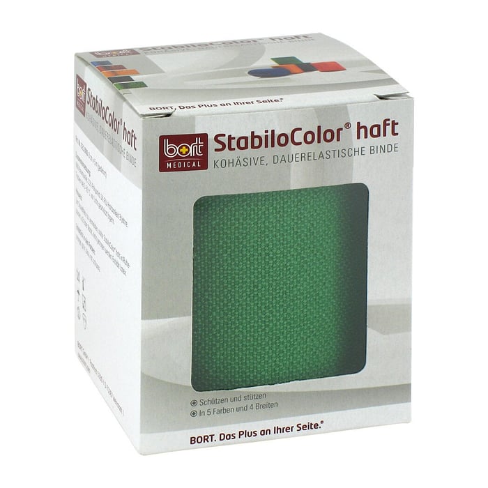 Bort StabiloColor haft Binde 8 cm grün