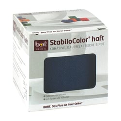 Bort StabiloColor haft Binde 6 cm blau