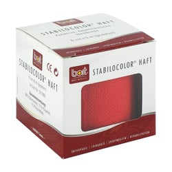 Bort StabiloColor haft Binde 6 cm rot