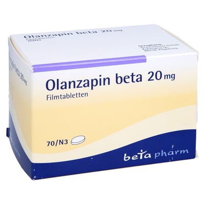 Olanzapin beta 20 mg