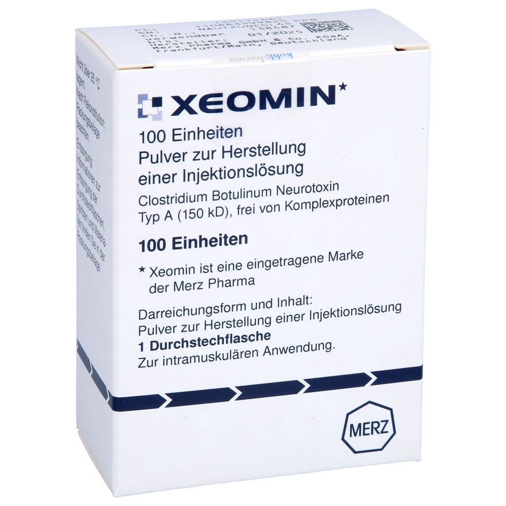 Xeomin 100 LD50 Einheiten
