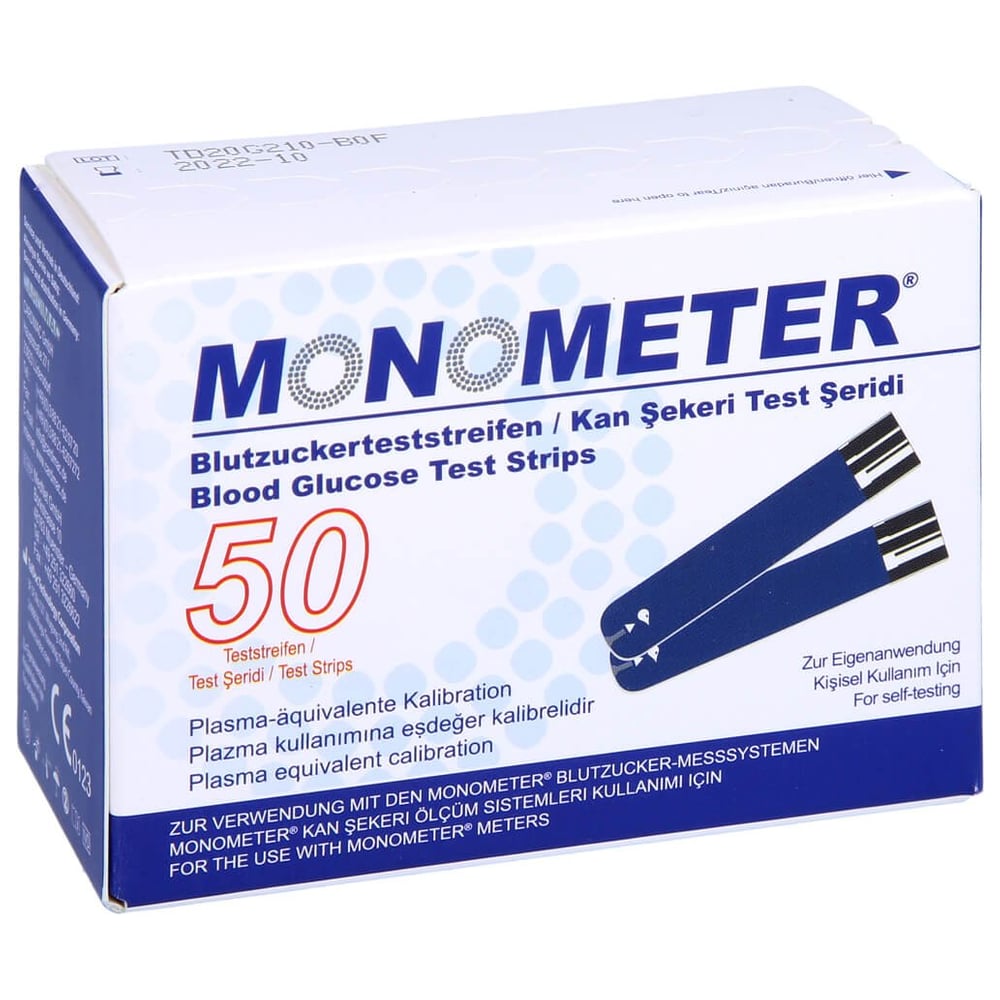 Monometer Blutzucker-Teststreifen P plasma- quiva.