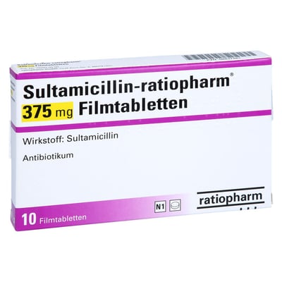 Sultamicillin-ratiopharm 375 mg