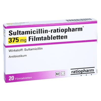 Sultamicillin-ratiopharm 375 mg