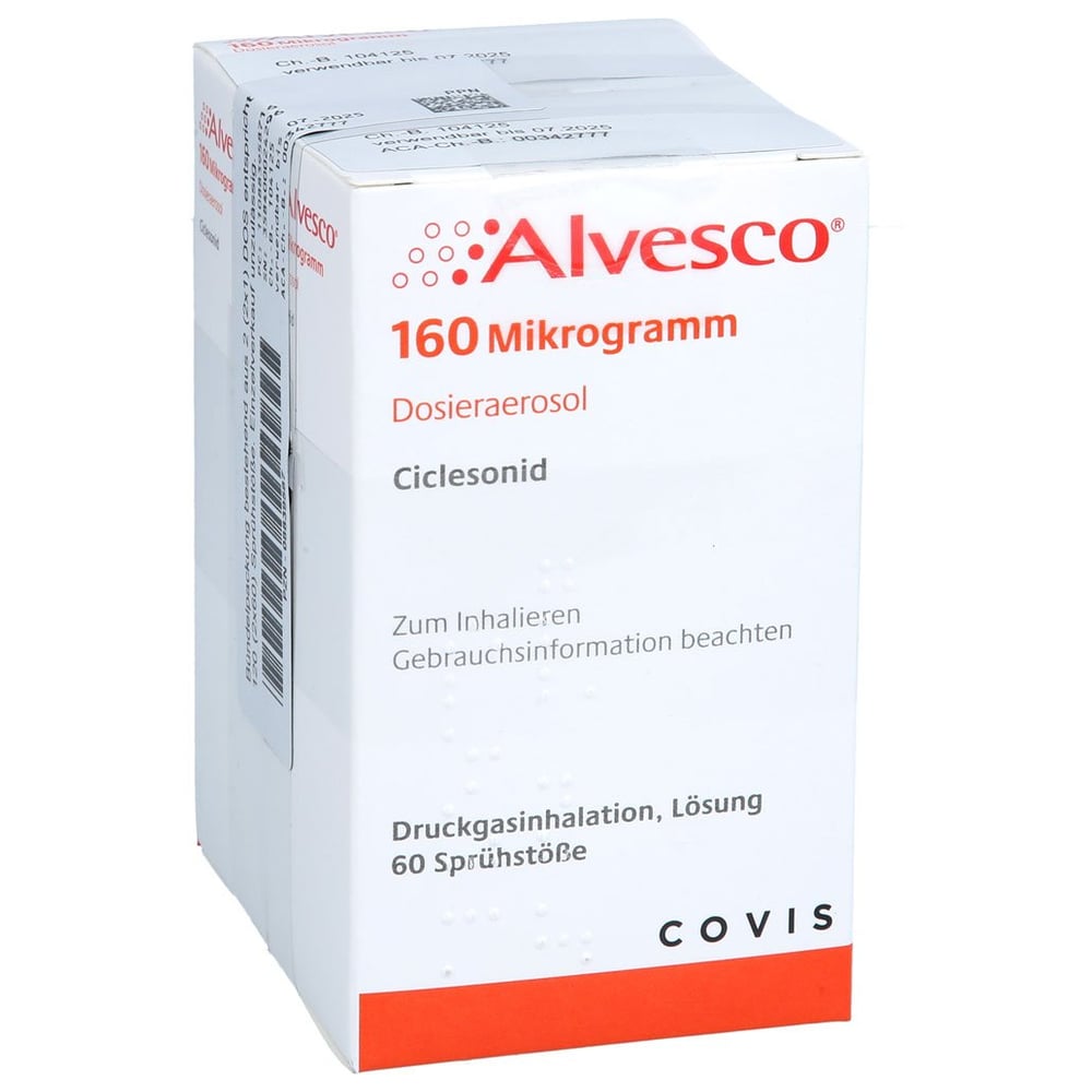 Alvesco 160 Mikrogramm Druckgasinhalation