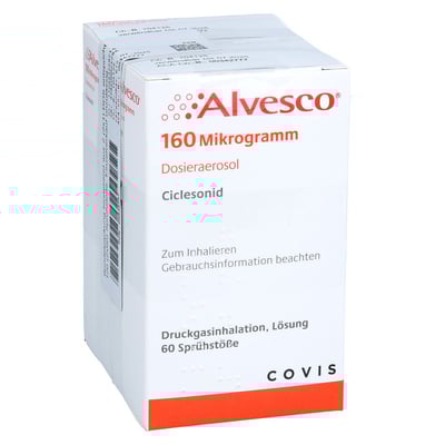 Alvesco 160 Mikrogramm Druckgasinhalation