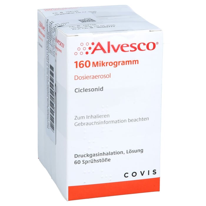 Alvesco 160 Mikrogramm Druckgasinhalation