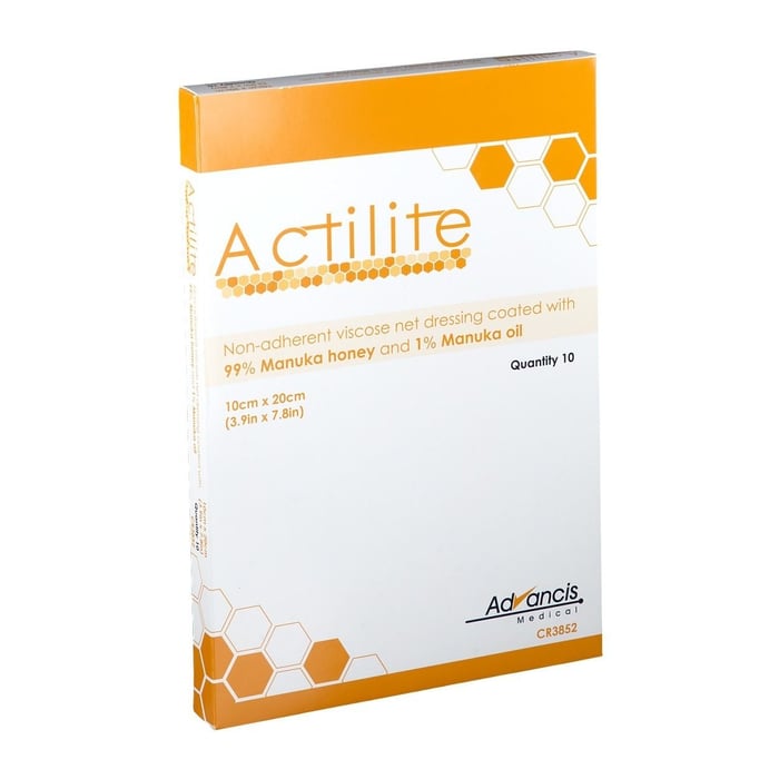 Actilite 10x20 cm Honig-wundauflage Produktbild 1